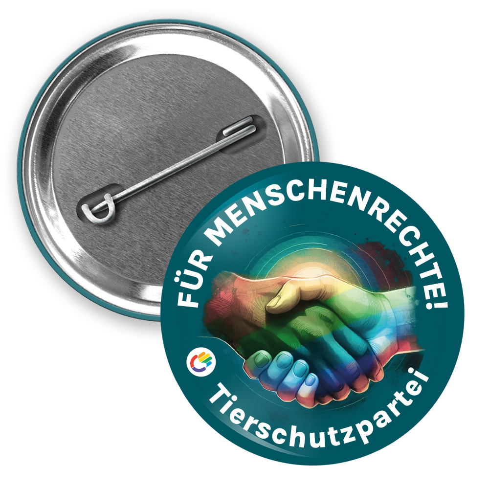 Button »Für Menschenrechte« 38mm