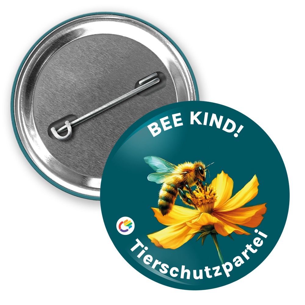 Button »Bee kind« 38mm