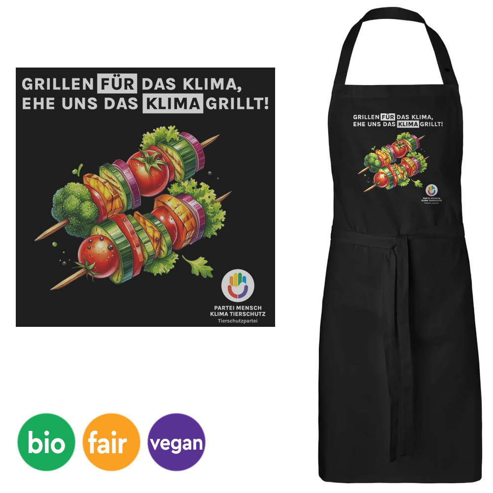 Grillschürze »Grillen für das Klima«