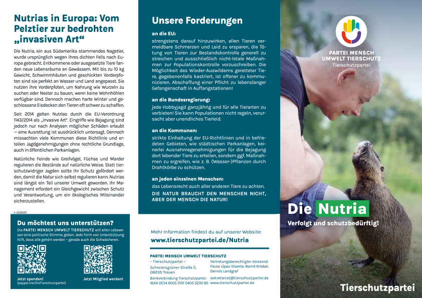 Flyer »Nutria« (100 Stück)