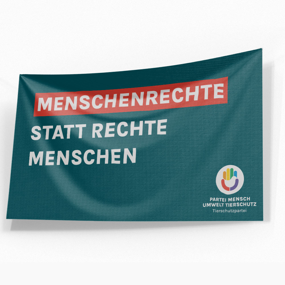 Fahne »Menschenrechte« 150x90cm