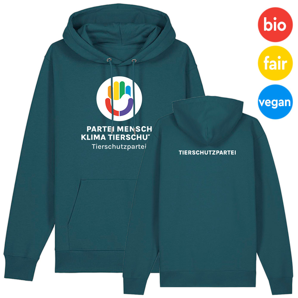 Hoodie »Logo + TIERSCHUTZPARTEI«