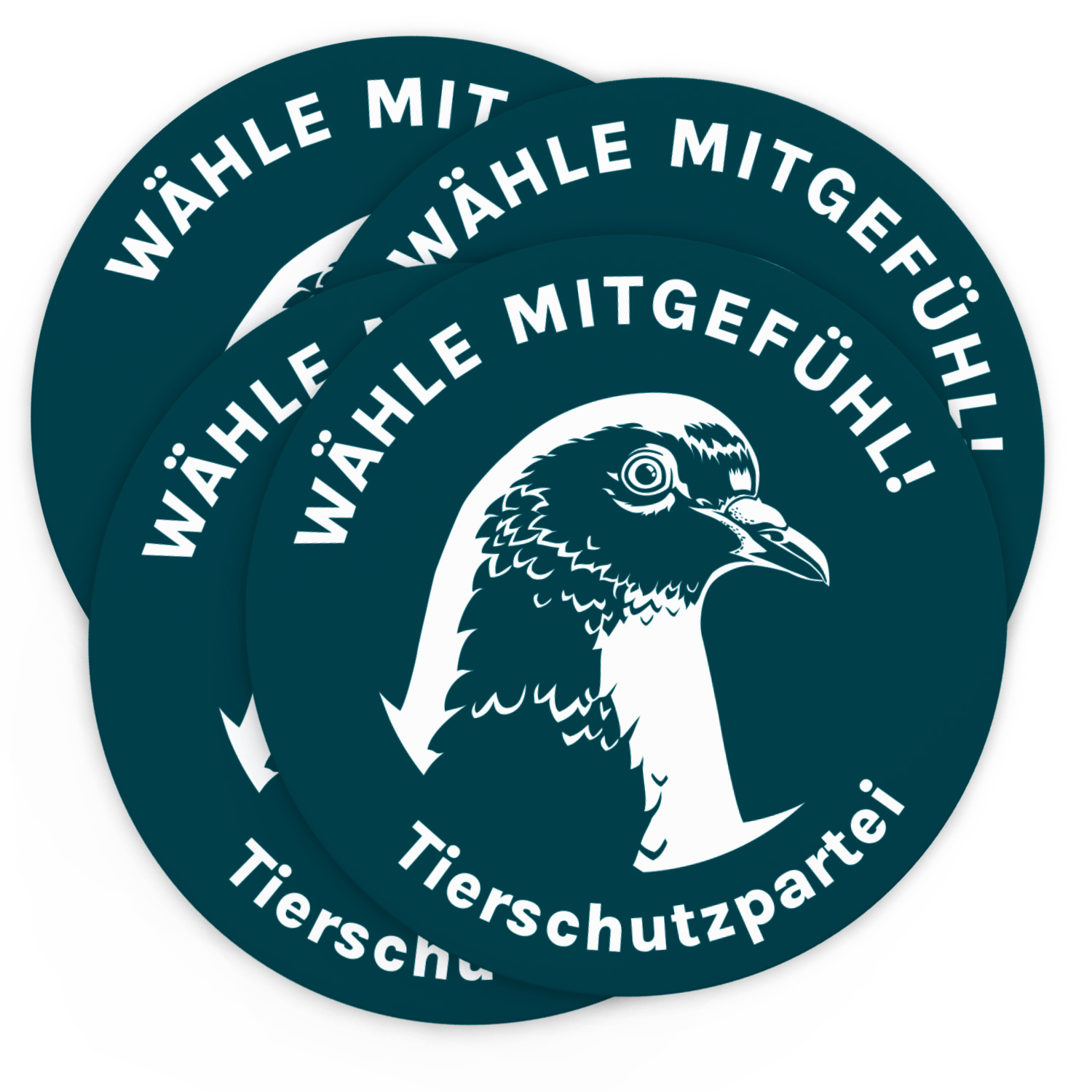 Aufkleber »Taube« (Ø 9,5 cm)