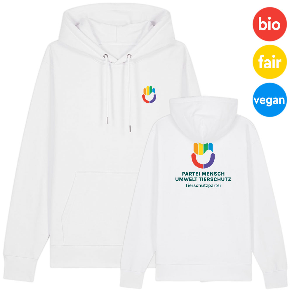 Hoodie »TSP Signet + Logo« XS white