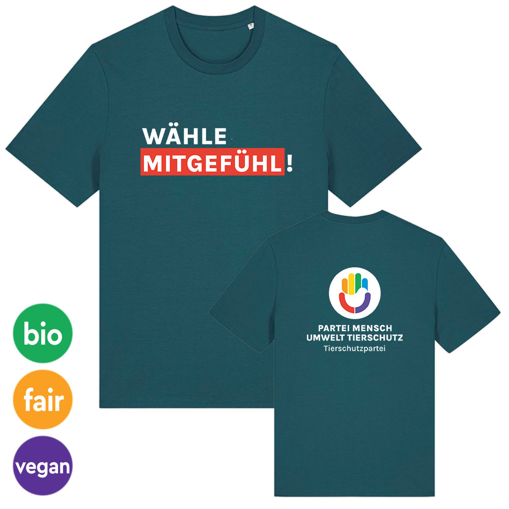 T-Shirt »Wähle Mitgefühl + Logo«