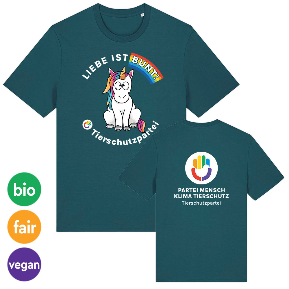 T-Shirt »Einhorn Liebe«