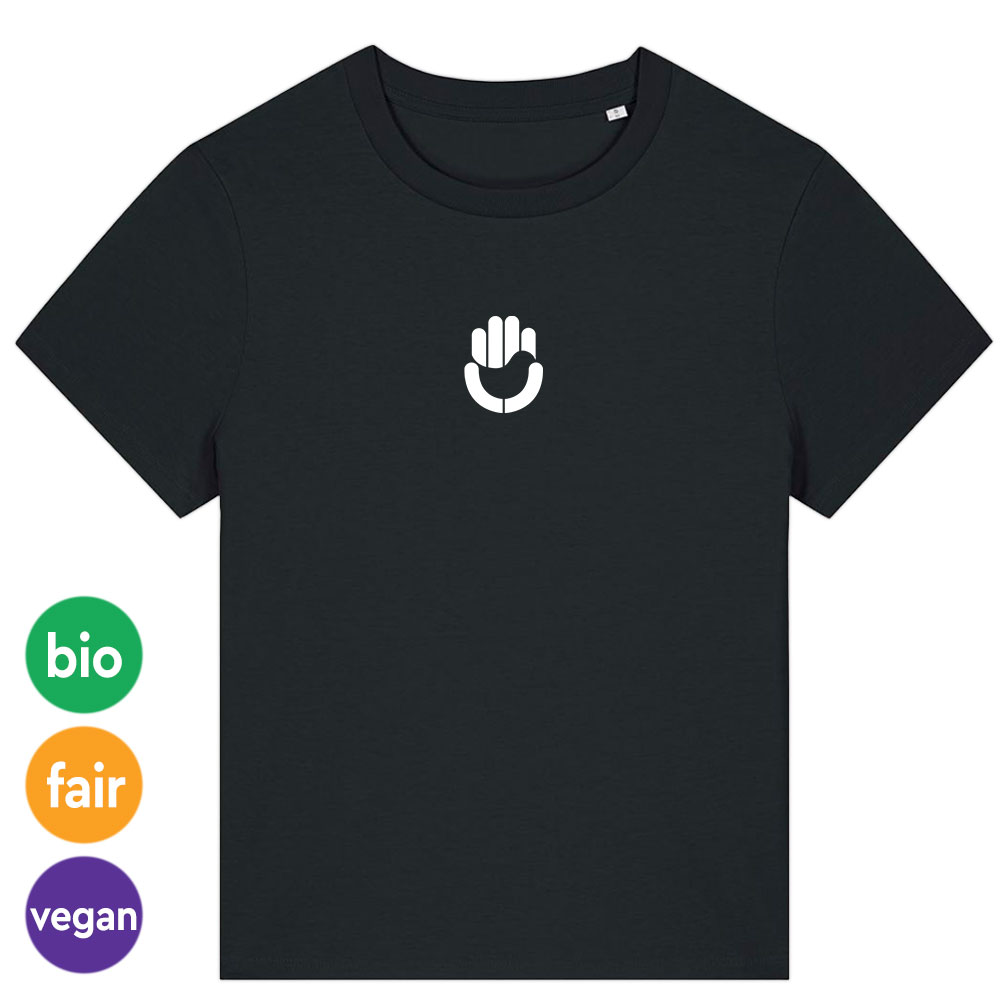 T-Shirt »TSP Signet« femininer Schnitt XS schwarz