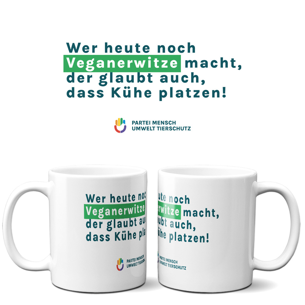Tasse »Veganerwitze«