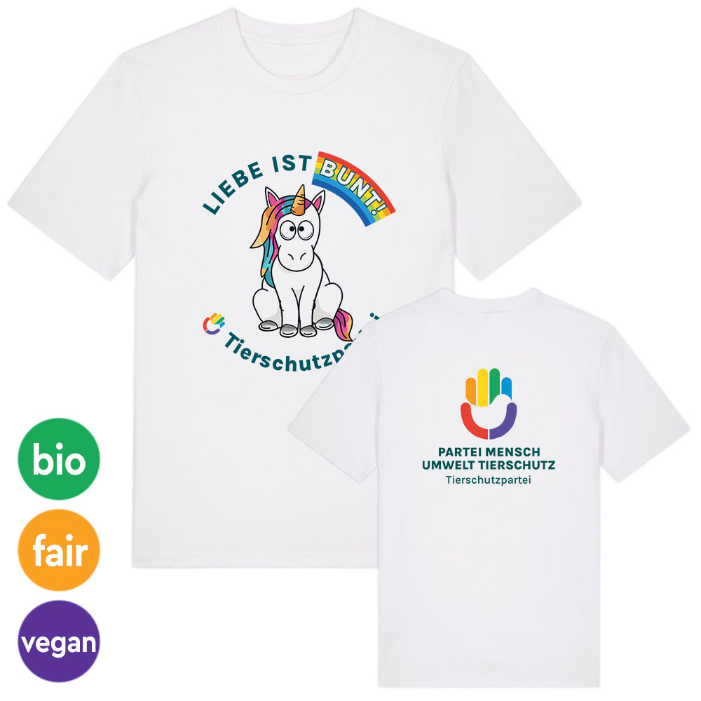T-Shirt »Einhorn Liebe«