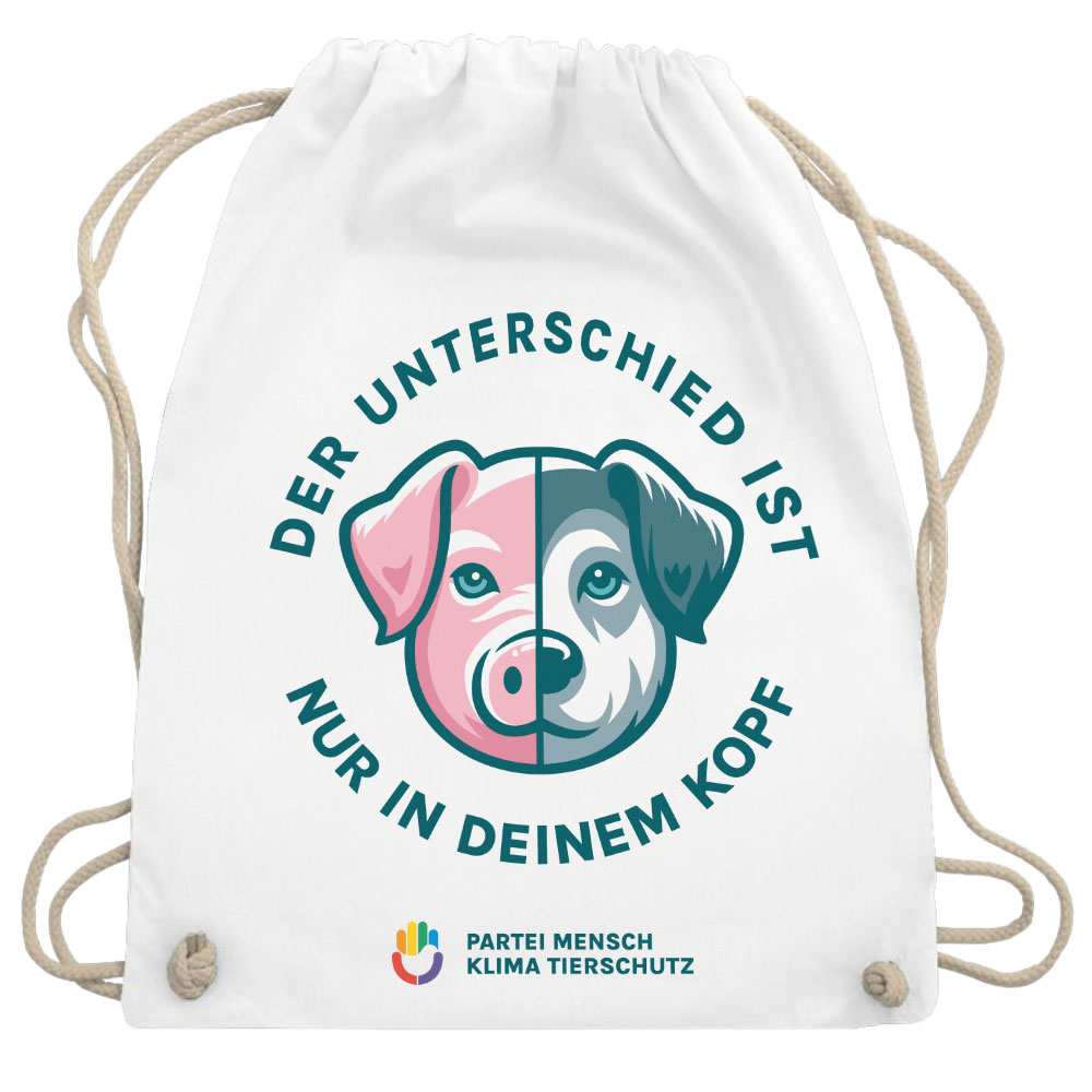 Turnbeutel / Stoff-Rucksack »Kein Unterschied«