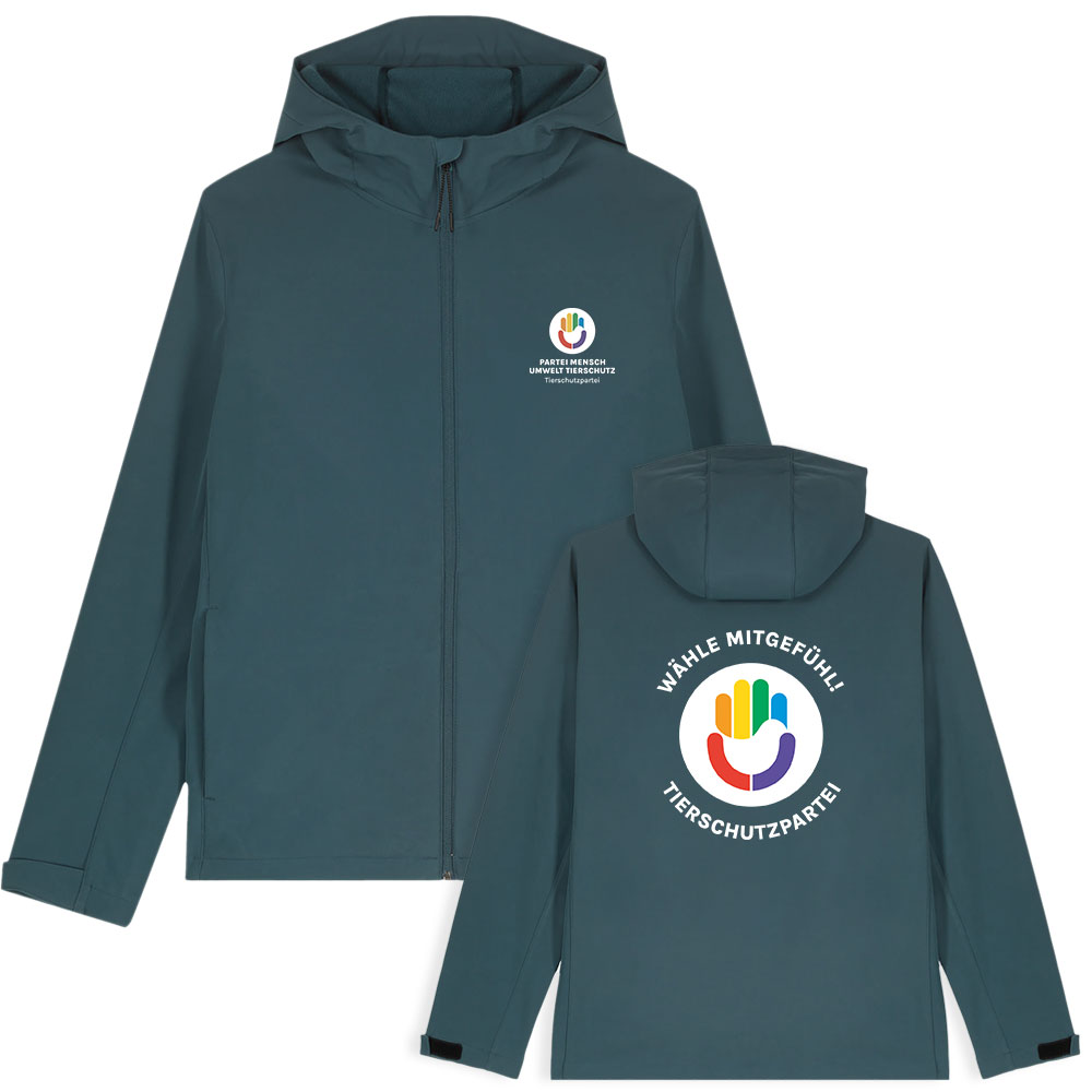 Unisex-Softshell-Jacke »TSP Logo« S petrol