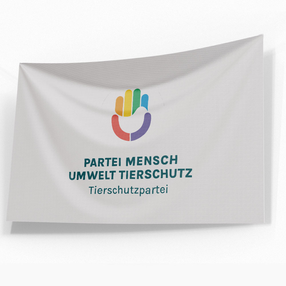 Fahne »TSP Logo« weiß 150x90cm