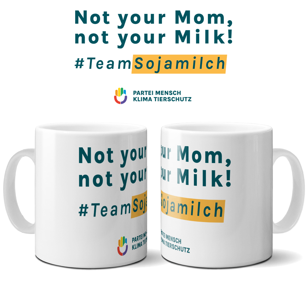 Tasse »Team Sojamilch«