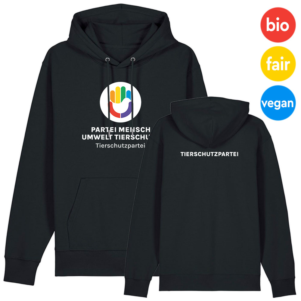 Hoodie »Logo + TIERSCHUTZPARTEI«