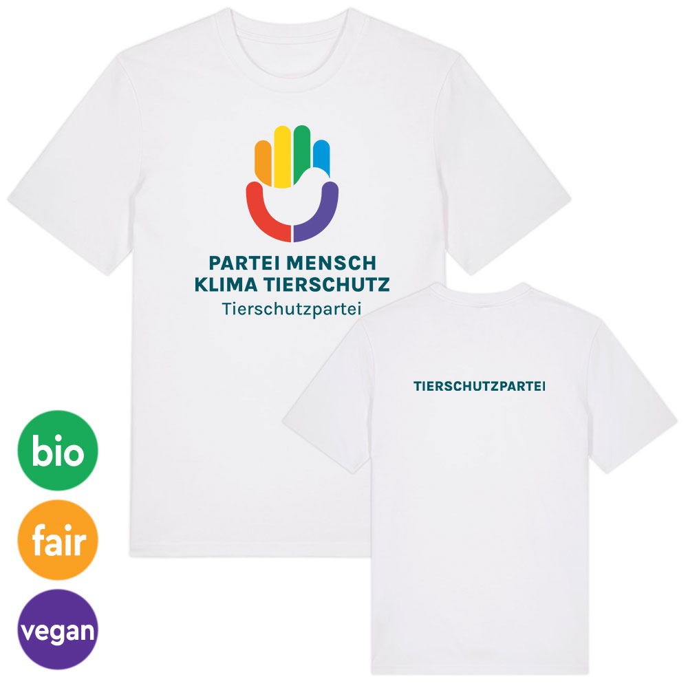 T-Shirt »Logo + TIERSCHUTZPARTEI«