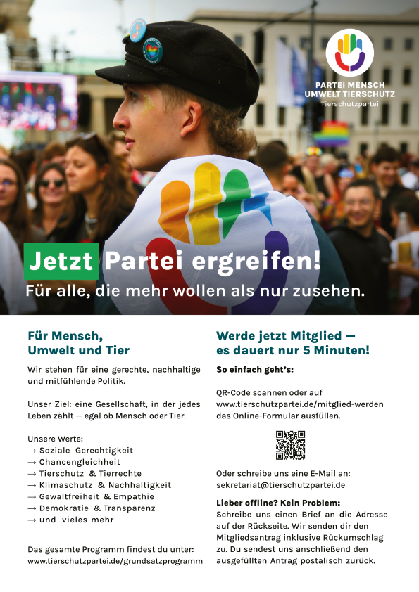 Flyer »Mitglied werden« A5 (100 Stk.)