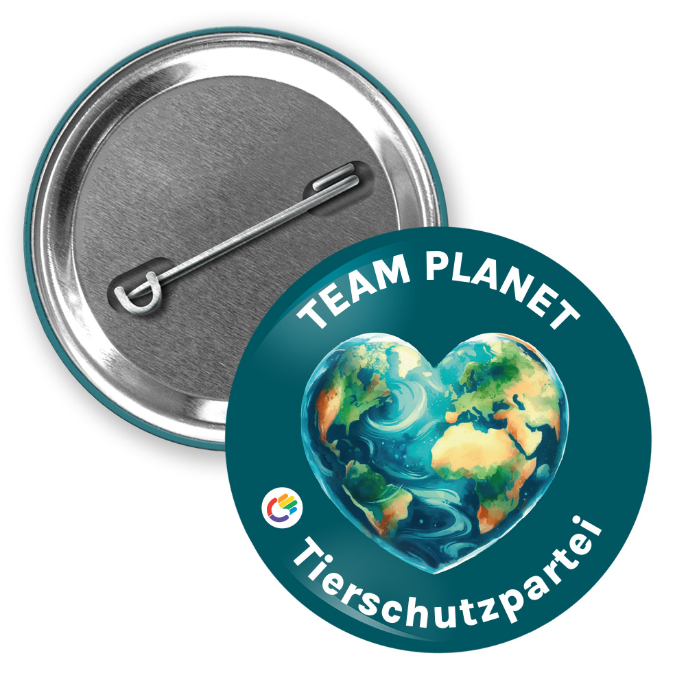 Button »Team Planet« 38mm