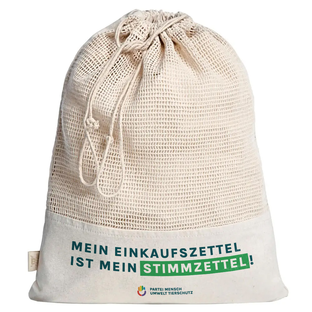 Obst- und Gemüsebeutel »mein Stimmzettel«