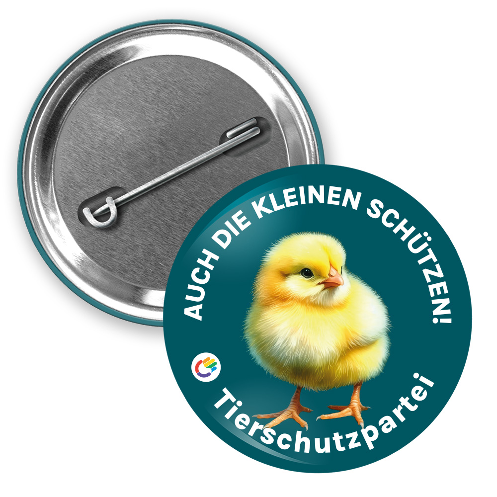 Button »Auch die kleinen Schützen« 38mm