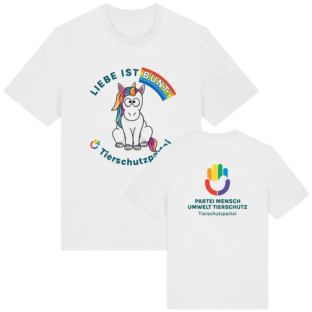T-Shirt »Einhorn Liebe«