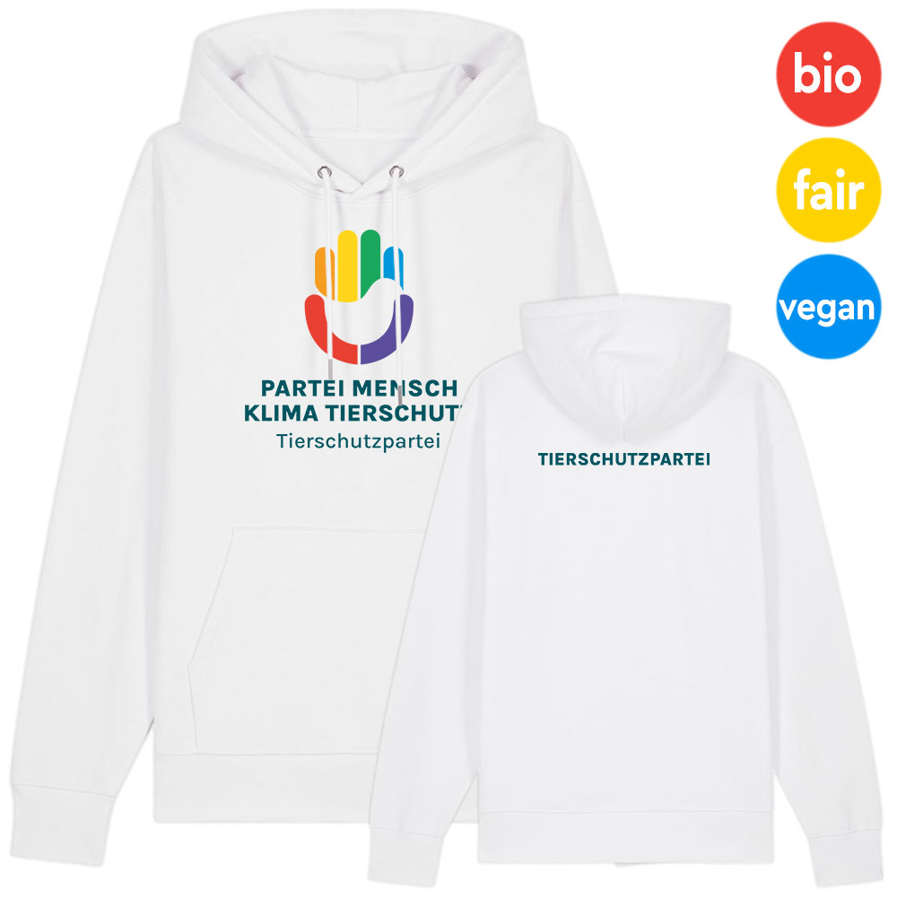 Hoodie »Logo + TIERSCHUTZPARTEI«
