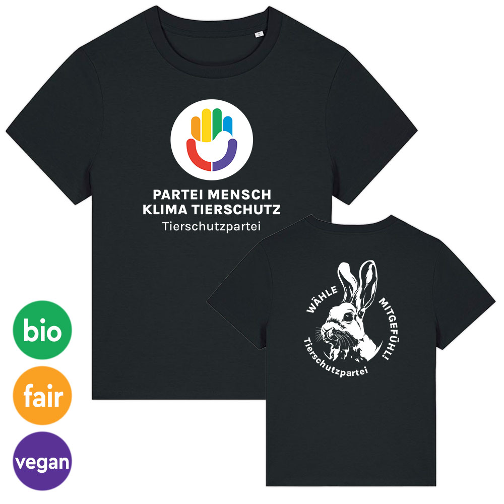 T-Shirt »Logo + Hase« femininer Schnitt