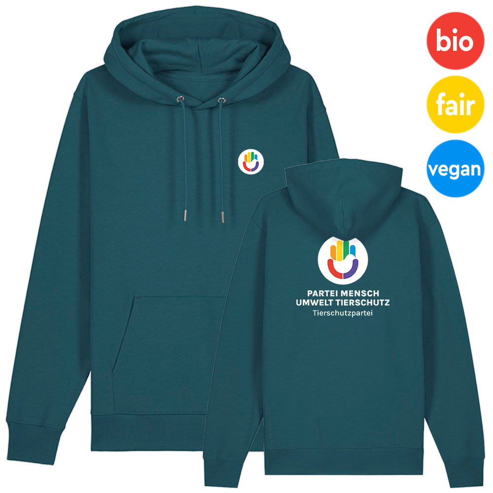 Hoodie »TSP Signet + Logo« XS petrol