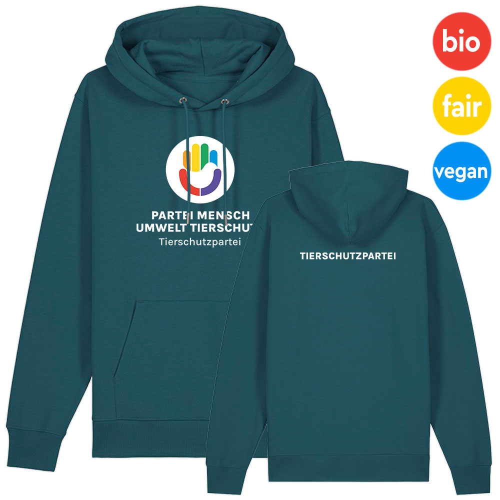 Hoodie »Logo + TIERSCHUTZPARTEI«