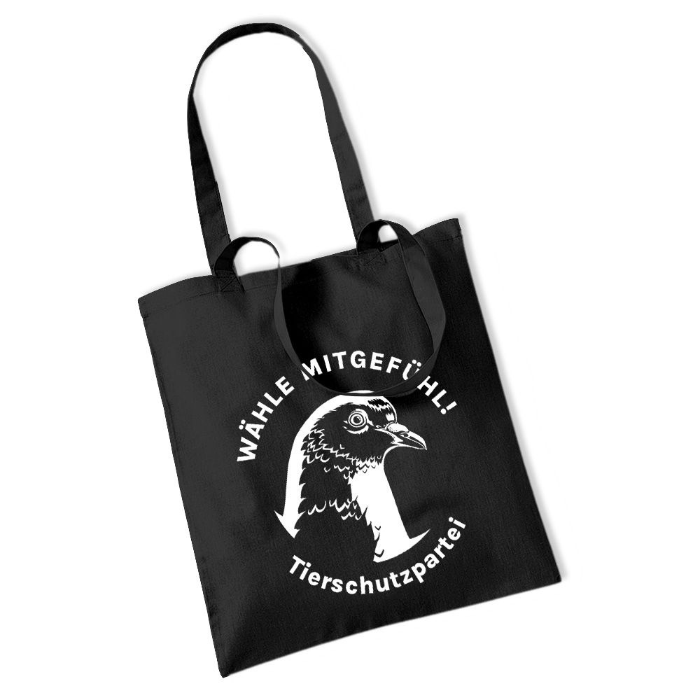 Einkaufstasche / "Jute"-Beutel »Taube«